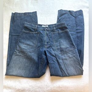 Armani Exchange Blue Relaxed Jeans Classic Denim